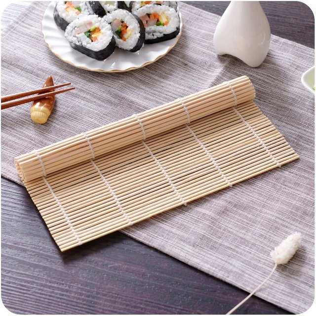 Sushi Curtain Rolling Mat Onigiri Molds Makeup for Rolls Sushi Rolls Set Rice Balls Rice Mold Shaper Sushi Maker Kit