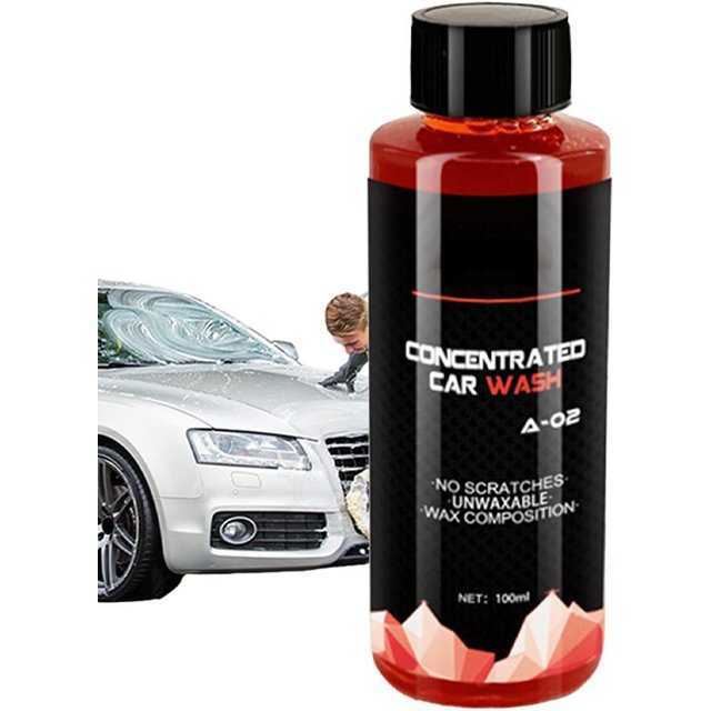 Car Cleaning Foam Large Capacity High Concentration Super Foam Car Wash Liquid Auto Washing Shampoo Car Wash Supplies 100ml