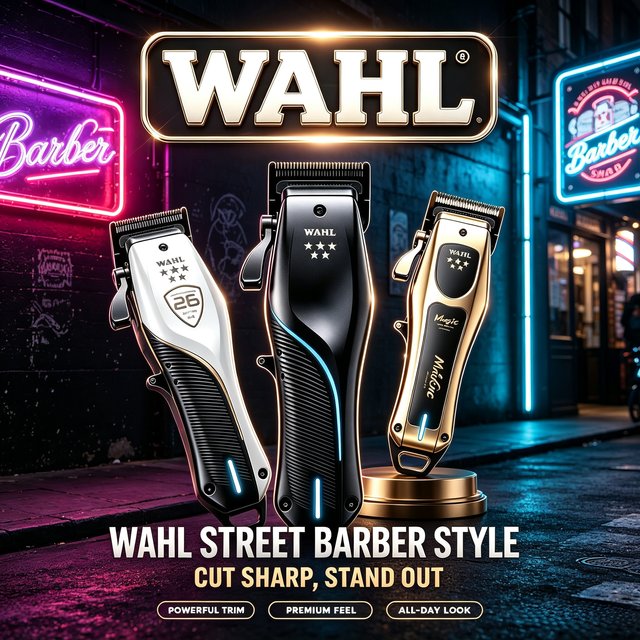 Professional Wahl Vapor 8148 Magic Clip Gamma Legend Baber Combo Cordless Hair Clipper&Hair Trimmer&Foil Shaver For Stylists