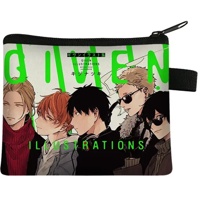 Japanische Anime Yaoi Bl Given Yaoi Given Manga Muster Geldbörse Damen Mode Mini Handtaschen Casual Beauty Lippenstift Tasche Geschenk