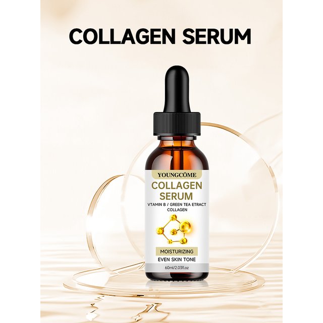 YOUNGCOME Collagen Serum with Vitamin B & Green Tea Extract - Hydrating Face Serum for Moisturizing & Even Skin Tone
