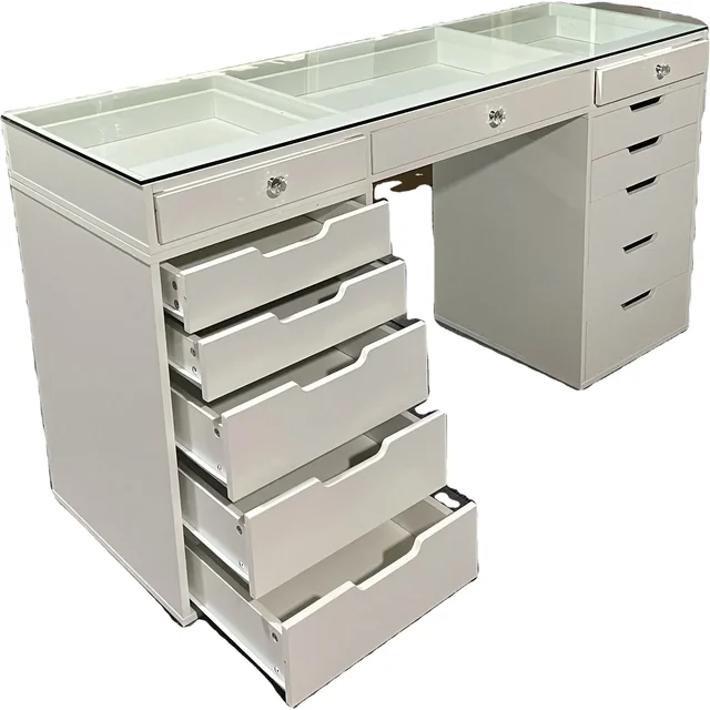 -Bedroom Furniture Modern Makeup Storage Vanity Table with Drawers Modern Dressing Table Design Luxury Dressing Table