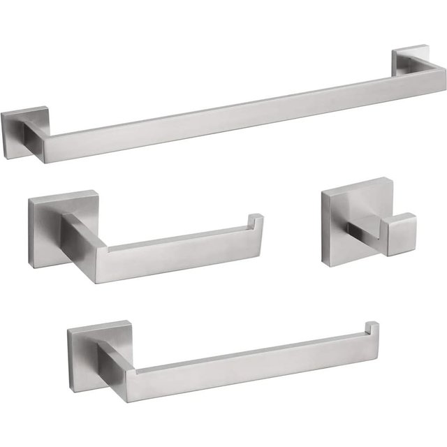 Bathroom Hardware Set Bathroom Accessories Black Robe Hook Towel Rail Bar Rack Bar Shelf Tissue Paper Holder Toothbrush Holder