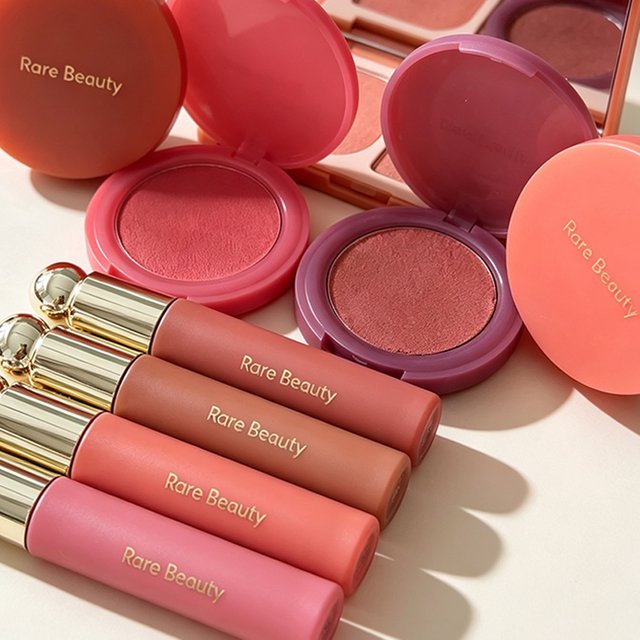 RARE Beauty Makeup Lipstick Long Lasting Moisturizing Wonder Hope Honesty Happy Joy Small and Portable Powder Blusher Cosmetics