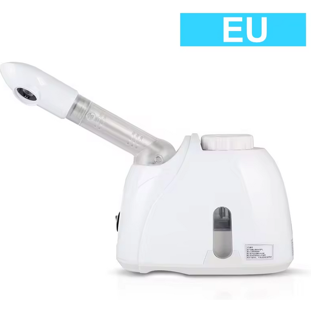 Home Salon Dual Use Facial Steamer Warm Mist Deep Hydration Device Pore Cleansing Vaporizer Skin Care and Whitening Sprayer
