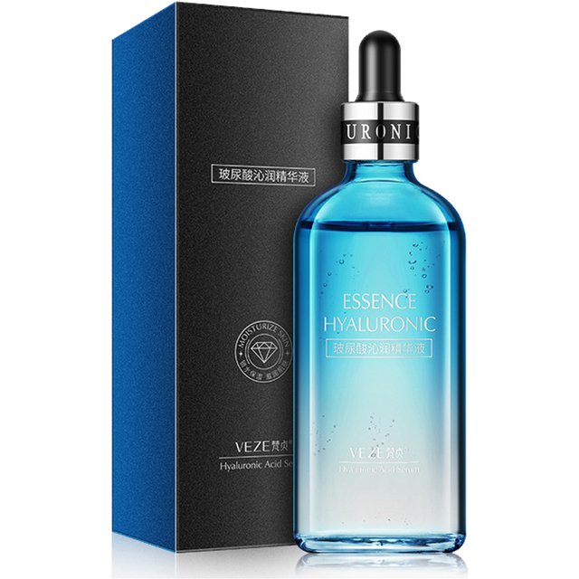 100ML Hyaluronic Acid Moisturizing Serum Face Essence Shrink Pores Brightening Lifting Facial Serum Skin Care