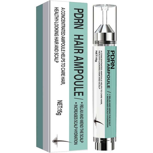 PDRN Hair Ampoule. After Shampoo Apply Massage Scalp. Concentrated Formula Healthy Looking Hair Growth. 15g Net.