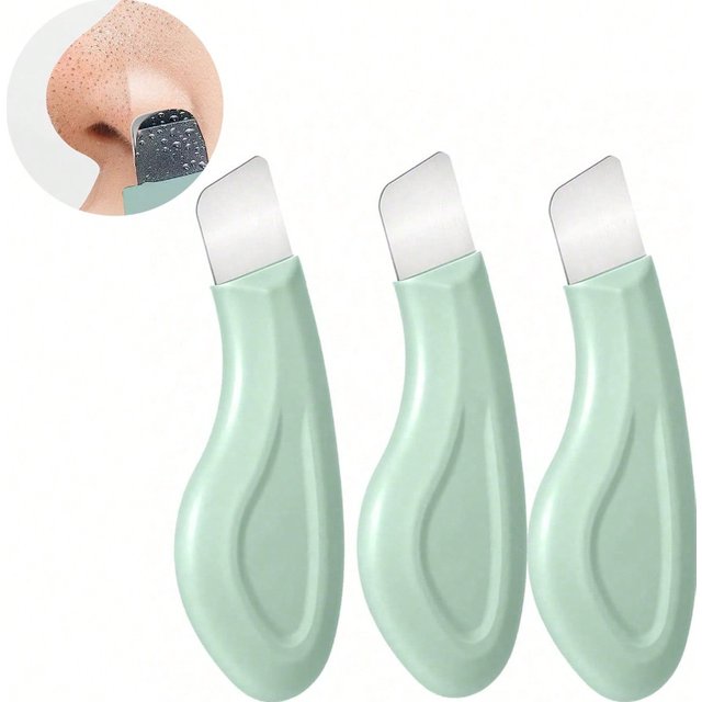 1pc Nose Blackhead Remover Tool Gentle Facial Pore Cleanser Silicone Facial Scraper Skin Scrub Facial Scraper Skin Care Tools