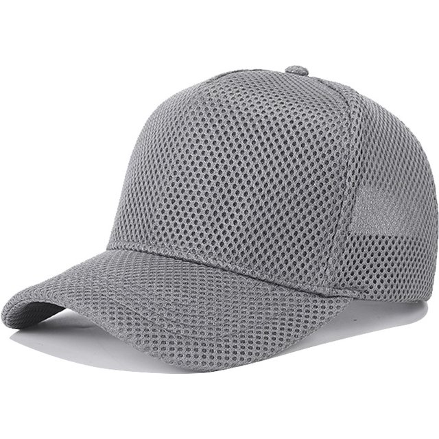 60-64cm Big Head Mesh Breathable Baseball Cap Men And Women Thin Section High Top Hat Outdoor Sunscreen Sun Hat Duck Tongue Hat