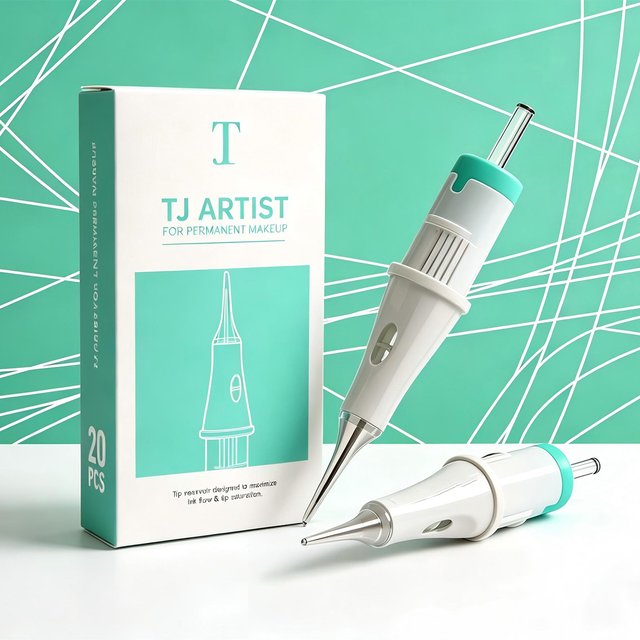 20Pcs 1RL 0.18/0.25/0.30/0.35 Needle Cartridges for Tattooing Permanent Makeup Hair Scalp Eyebrow Lip with Membrane