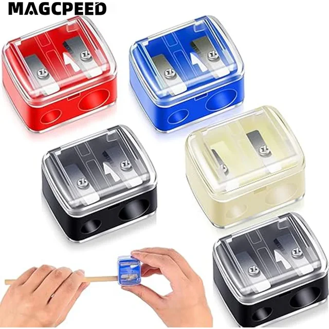 1-3pcs Eyeliner Sharpener Dual Makeup Sharpeners Cosmetic Pencil Compact Makeup Pencil Sharpeners for Eyeliner Lip Liner Pencils