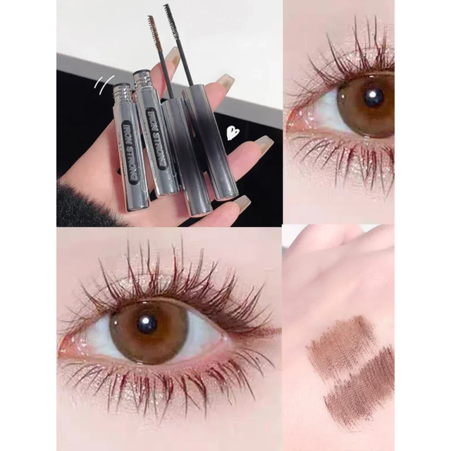 Eyelash Extension Mascara Ultra-fine Curl Thick Waterproof Lasting Lengthening Black Brown Lash Natural Curling Cosmetic Make Up
