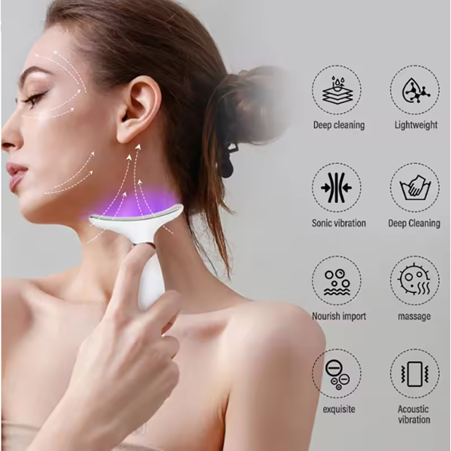 2026 Color High-Frequency Portable Facial Massager, Unscented Home Spa Massager for Skin Tightening and Relaxation Rechargeable
