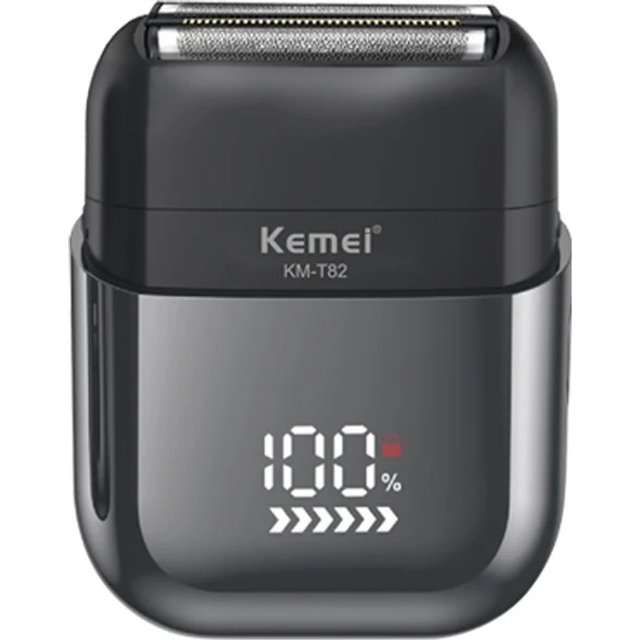 Kemei Waterproof Foil Shaver Electric Razor for men's Face Compact Travel Shavers Close Shave Trimmer USB-C Rechargeable Gifts