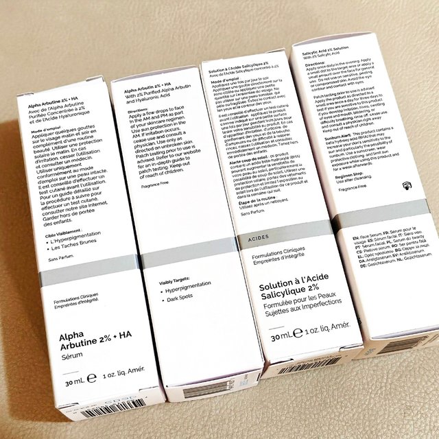 1/2/3pcs New Salicylic Acid 2% / Alpha Arbutine 2% Face Makeup Peeling Solution Ordinary Repair Face Serum Skin Care 30ml