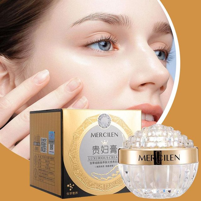 Luxurious Cordyceps Facial Cream Lady Cream Anti-Gravity Lifting Anti-Wrinkle Radiance Moisturizer Skin Rejuvenating 50g