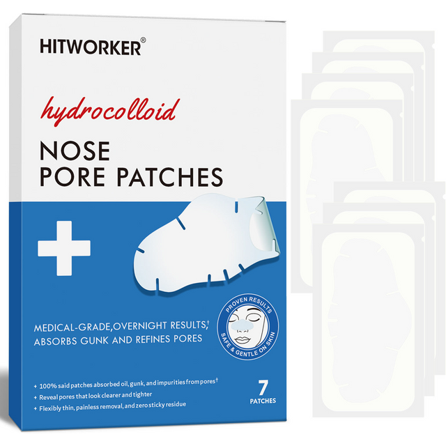 7pcs Deep Cleansing Nose Strips - Blackhead Removal Pore Cleanse, Oil Control & Purifying Facial Treatment for All Skin Types