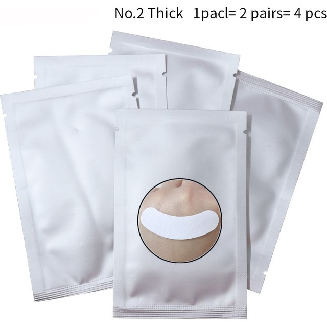 10/25/50 Packungen Hydrogel-Wimpernpflaster, Wimpernverlängerung, dicke Augenpads, gepfropfte Augen, Aufkleber, gefälschte Wimpern, Tech-Make-up-Zubehör