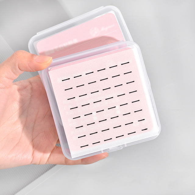 eyelash glue strip, transparent eyelash strip, waterproof and sweatproof, reusable false eyelash makeup tool