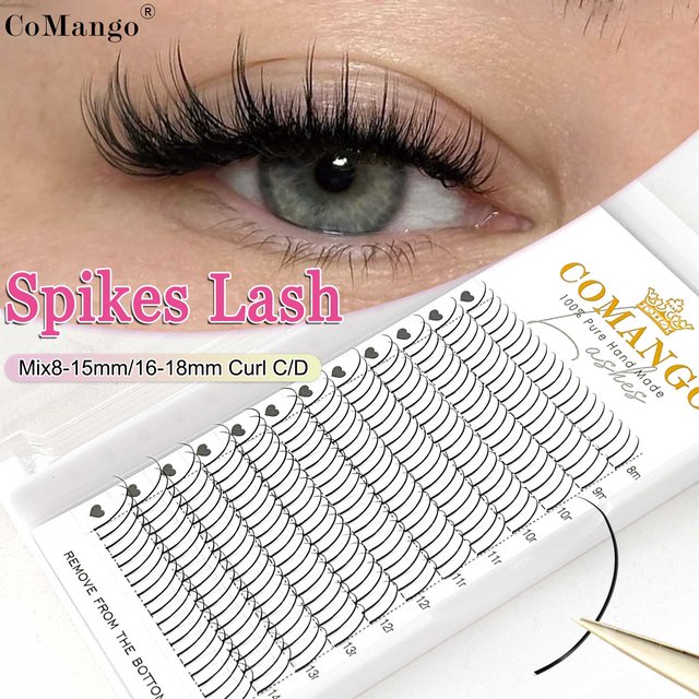 Wispy Spikes A Shape DIY Eyelash Extension Individual Fairy Eyelashes Premade Fans Fluffy Eyelash Supplies for Beauty Makeup