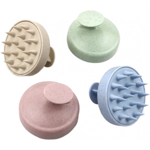 1pc Silicone Shampoo Brush Head Scalp Massage Comb Hair Washing Combs Bath Shower Body Massage Brushes Salon Hairdressing Tools
