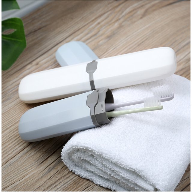 RAKKS Minimalist Popular Toothbrush Case Student Travel Plastic Toothbrush Cup Portable Toothbrush And Toothpaste Storage Case