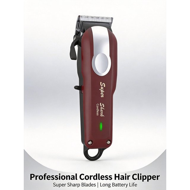 USB Rechargeable Men's Professional Hair Clipper LED Display Cordless Trimmer Home Grooming Hair Cutting Kit Ideal Gift for men