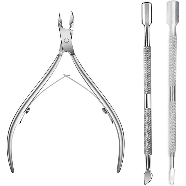 LULAA Cuticle Trimmer Professional Pedicure and Nail Care Tool Suitable for Removing Dead Skin from Fingernails and Toenails