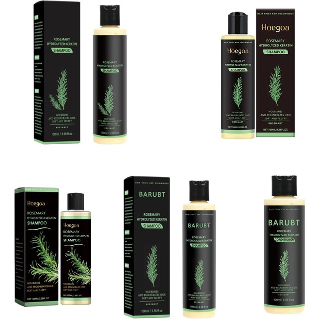 100ML Rosemary Hair Shampoo Volumizing and Thickening Strengthening and Oil Control Nourishes and Repairs Hair Oil Adds Volume