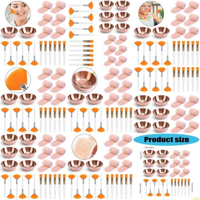 A0NC 24 Pack Plastic Beauty Therape Tool Set Professional Skin Care Care Essential Set