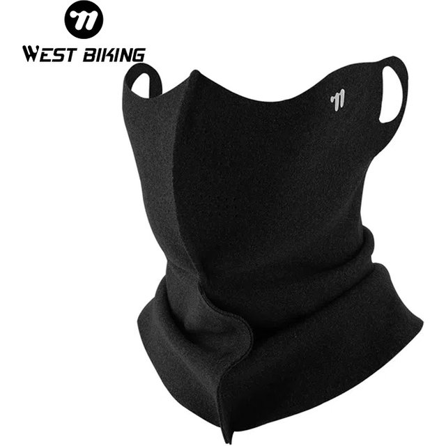 WEST BIKING Autumn&winter 2-in-1 Face Mask Men Women Windproof Heat-Retaining Neck Protection Scarf Sports Cycling Skiing Mask