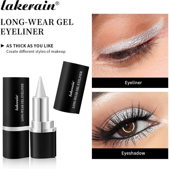 Matte Eyeliner Pen White Black Brown Easy Wear Solid Eye Liner Pencil LongLasting Tattoo Liner Eyeshadow Gel Eye Cosmetics