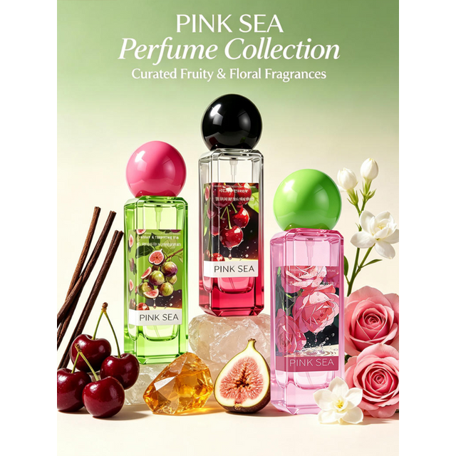 Fresh Natural Floral Fruity Fragrance Women's Perfume Cherry Fig Rose Long-lasting Eau de toilette Portable Dating Spray 30ml