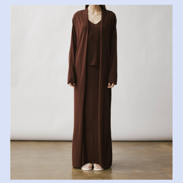 Lazy Style Long Knitted Cardigan Women's 26 Year Spring/Summer Lightweight Loose Outer Sunscreen Shirt
