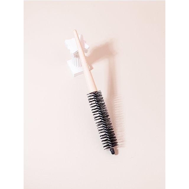 Mini round hair brush, suitable for short hair, bangs, beard, curly hair accessories, massage combs, salon curly hair combs