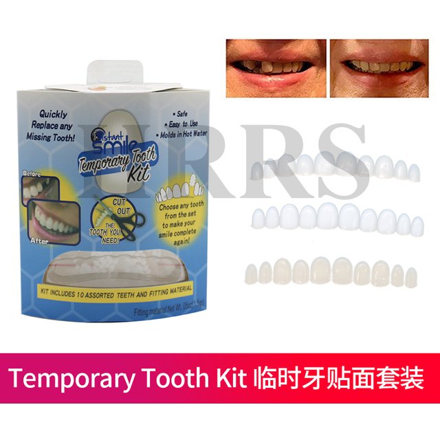 Solid High Quality False Teeth Beauty Veneers Temporary Dental Stickers Missing Replacement Cosmetic Denture
