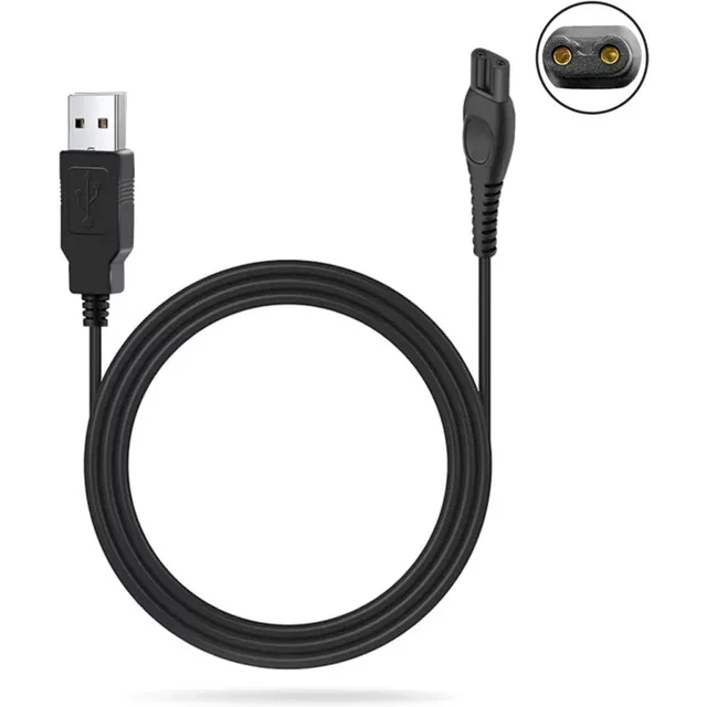 USB Charging Cable for Philips HQ8505 2300 7000 5000 3000 Series 3500 mg5750 mg7750 S1560 Electric Shaver Razor