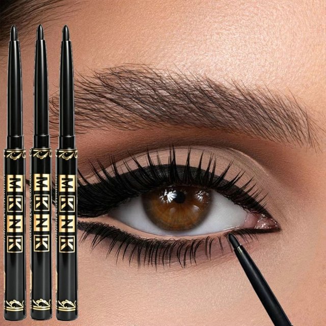 1 PC Long-Lasting Black Eyeliner Pencils Multi-Function Eyeshadow Pencil Smoky Eye Makeup Eyebrow Eyeliner Pen Makeup Tool