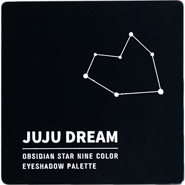 9-shade eyeshadow palette: Black Swan, Smoky, Dark Black, Grey Silver Glitter, Matte Finish, Long-lasting, and easy to color
