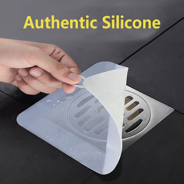 Universal Floor Drain Deodorant Cover Thick Silicone Insect-proof Seal For Bathroom Sink Sewer Pipe Household Use
