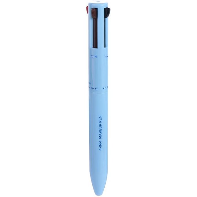Color Cosmetic Tool Long Lasting Glitter Highlighter Eyeliner Pen Lip Liner Pen Tattoo Marker Eyebrow Pencil 4 in1 Makeup Pen