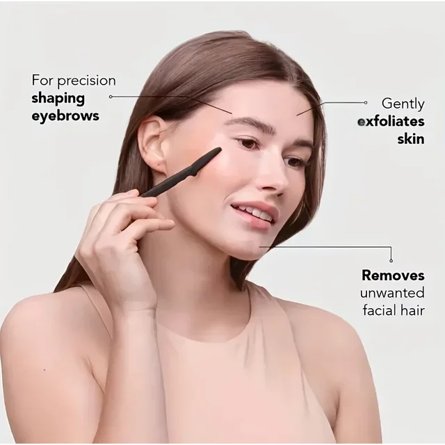 3/5/6/12/24Pcs Kit Trimming Facial Hair Removal Tool with Easy Grip Handle Multifunction Eyebrow Razor - Precise Shaping
