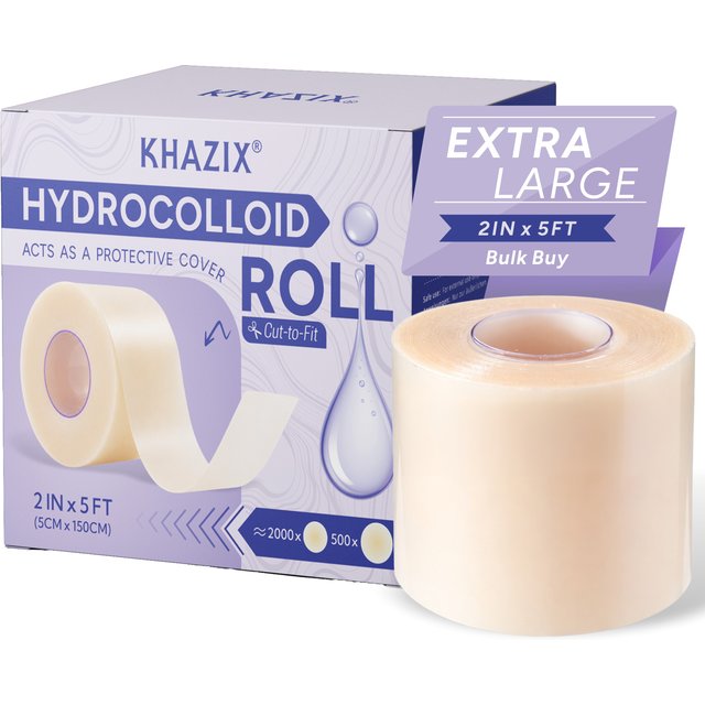 1roll Pimple Patch Roll Hydrocolloid Acne Sticker Invisible Transparent Cuttable Face Blemish Cover Tape for Daily Skin Care