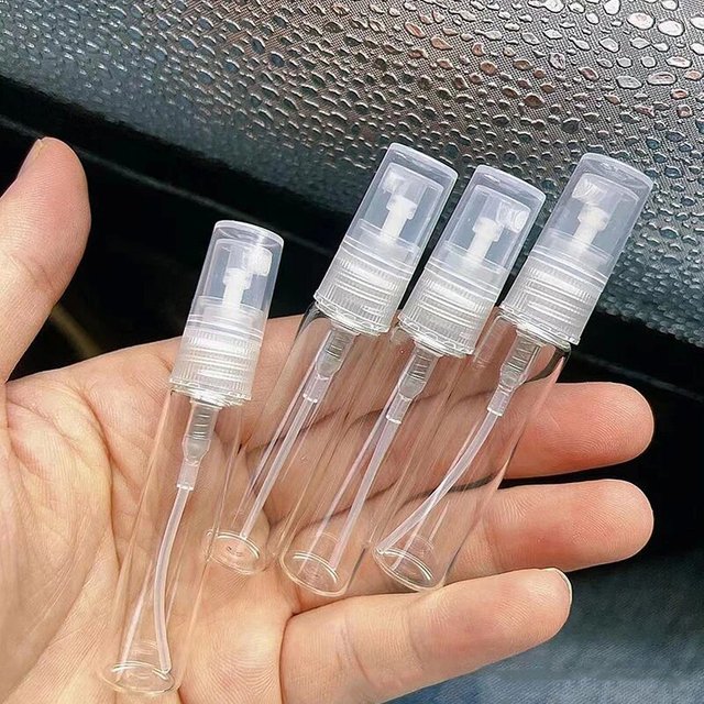 5/10 pièces 3ml 5ml 10ml clair Mini bouteille de parfum en verre vide bouteille de cosmétiques