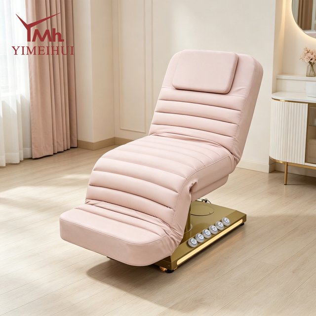 Electric Smart Beauty Bed for Esthetician SPA Facial Lash Treatment Salon Furniture