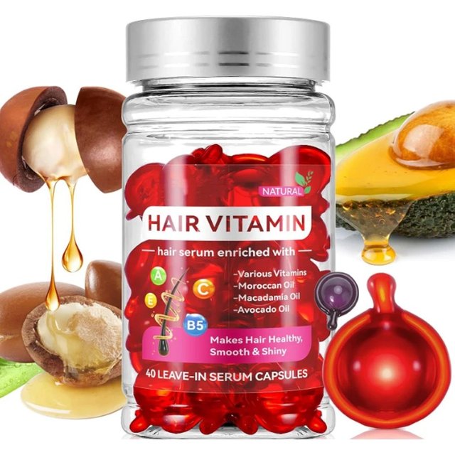 No Rinse Capsule Vitamin Conditioner Powerful Nursing Repair Damaged Rough Recovery Soft Shiny Nourishing Complex Essence