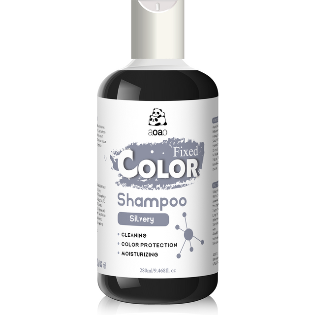 Silver color fixing shampoo cleansing hair color cleaning shampoo