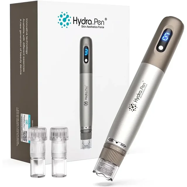 Hydra Pen H3 Wireless Derma Pen Professional Microneedling Beauty Pen Skin Care With 2Pcs 12pins Adjustable Needle Cartridges