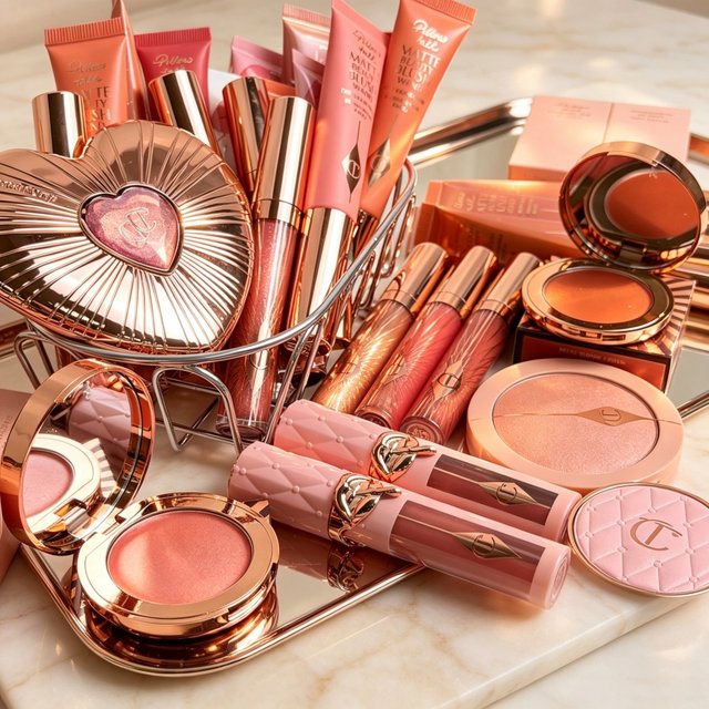 Charlotte Tilbury 7 Colors Lip Liner Lip Gloss Hydrating Lipstick Setting Powder Shine CT 12 Colors Eyeshadow Palette Love Blush