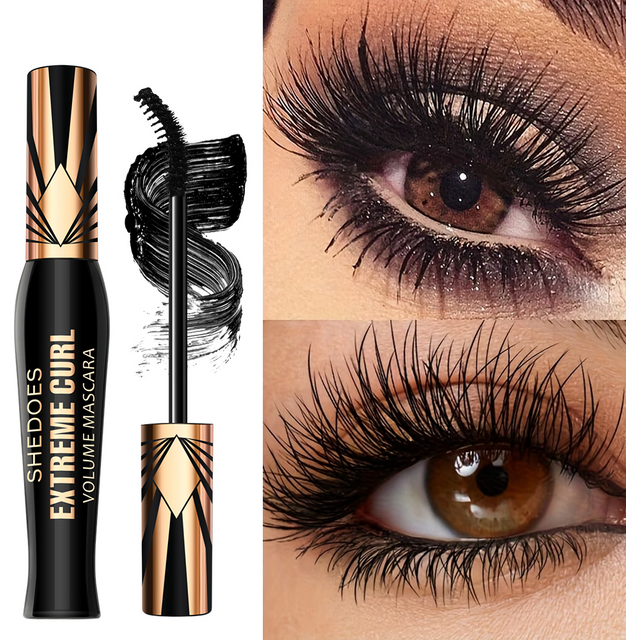 Mascara épaississant et bouclant, léger, waterproof, anti-bavures et durable